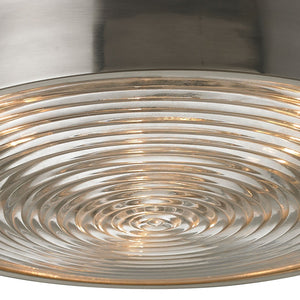 Atlas Chadwick 3-Light Flush Mount Ceiling Fixture - Timeless Design for Classic and Transitional Spaces Brushed Nickel CL11429-NK