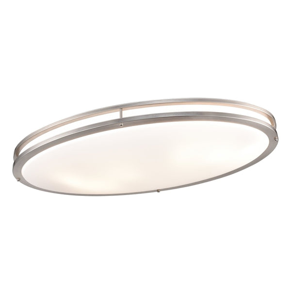 Atlas Clarion 32.5" Wide 6-Light Flush Mount - Sleek Brushed Nickel Fixture for Modern Interiors CL11435-NK