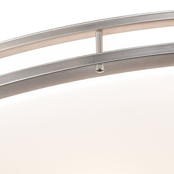Atlas Clarion 32.5" Wide 6-Light Flush Mount - Sleek Brushed Nickel Fixture for Modern Interiors CL11435-NK