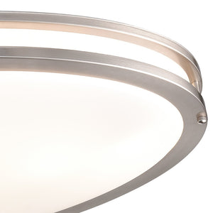 Atlas Clarion 32.5" Wide 6-Light Flush Mount - Sleek Brushed Nickel Fixture for Modern Interiors CL11435-NK