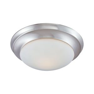 Atlas Fluor 14.25" Wide 2-Light Flush Mount - Elegant Brushed Nickel Fixture for Hallways & Bedrooms CL11450-NK