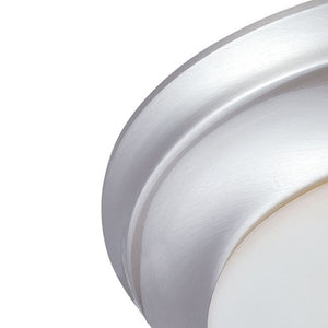 Atlas Fluor 14.25" Wide 2-Light Flush Mount - Elegant Brushed Nickel Fixture for Hallways & Bedrooms CL11450-NK