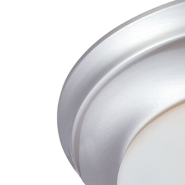 Atlas Fluor 14.25" Wide 2-Light Flush Mount - Elegant Brushed Nickel Fixture for Hallways & Bedrooms CL11450-NK