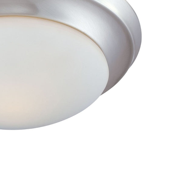 Atlas Fluor 14.25" Wide 2-Light Flush Mount - Elegant Brushed Nickel Fixture for Hallways & Bedrooms CL11450-NK