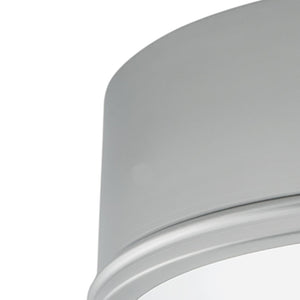 Atlas Getty 12" Wide 2-Light Flush Mount - Modern Brushed Nickel Fixture for Stylish Ambient Lighting CL11456-NK