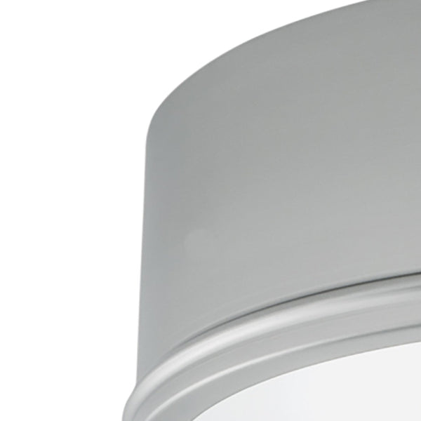 Atlas Getty 12" Wide 2-Light Flush Mount - Modern Brushed Nickel Fixture for Stylish Ambient Lighting CL11456-NK