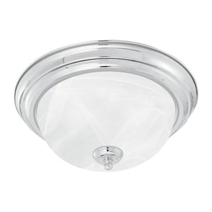Atlas Harmony 14'' Wide 3-Light Flush Mount - Timeless Design with Soft Illumination for Any Space Brushed Nickel CL11462-NK