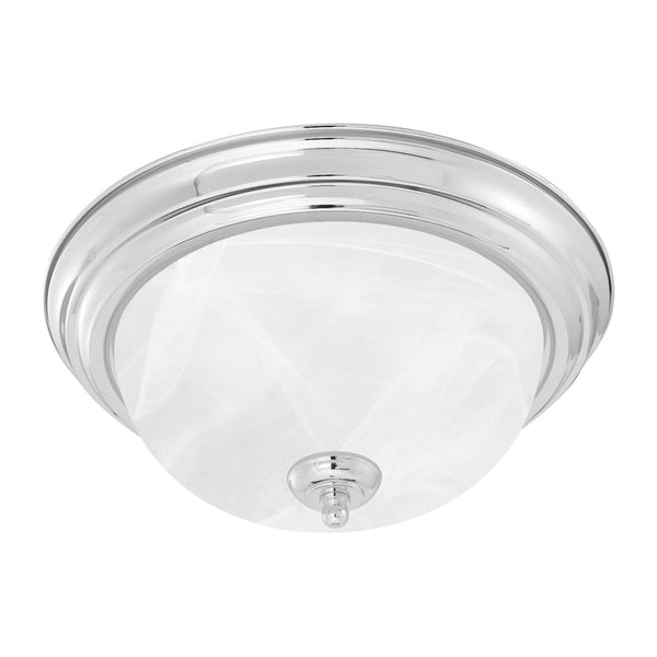 Atlas Harmony 14'' Wide 3-Light Flush Mount - Timeless Design with Soft Illumination for Any Space Brushed Nickel CL11462-NK