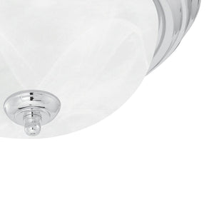 Atlas Harmony 14'' Wide 3-Light Flush Mount - Timeless Design with Soft Illumination for Any Space Brushed Nickel CL11462-NK
