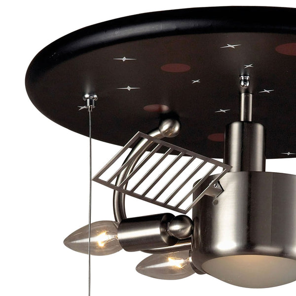 Atlas Novelty 2-Light Flush Mount - Whimsical Astronaut Design for Playful Bedrooms and Nurseries CL11482-NK