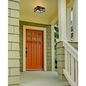Atlas Parameters 12'' Wide Flush Mount Light - Modern-Traditional Oil Rubbed Bronze Design for Elegance CL11486-BZ