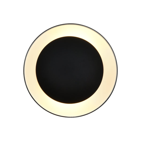 Atlas Pelham 10'' Wide 2-Light Flush Mount - Industrial Chic Ceiling Fixture for Modern Home Interiors Satin Brass with Matte Black CL11487-BK