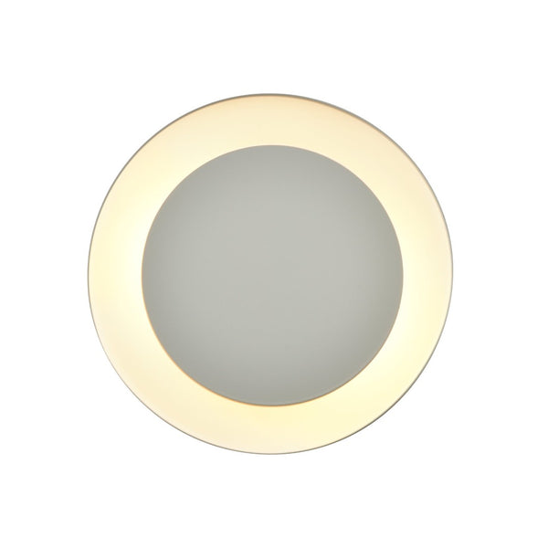 Atlas Pelham 10'' Wide 2-Light Flush Mount - Industrial Chic Ceiling Fixture for Modern Home Interiors Satin Brass with Matte White CL11487-WH1