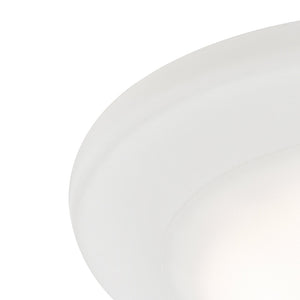 Atlas Plandome 6'' Wide Integrated LED Flush Mount Light - Modern, Energy-Efficient Illumination Fixture White CL11492-WH