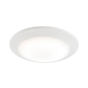 Atlas Plandome 6'' Wide Integrated LED Flush Mount Light - Modern, Energy-Efficient Illumination Fixture Matte White CL11493-WH