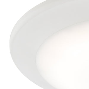 Atlas Plandome 6'' Wide Integrated LED Flush Mount Light - Modern, Energy-Efficient Illumination Fixture Matte White CL11493-WH
