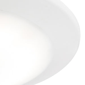 Atlas Plandome 6'' Wide Integrated LED Flush Mount Light - Modern, Energy-Efficient Illumination Fixture Matte White CL11493-WH