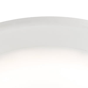 Atlas Plandome 6'' Wide Integrated LED Flush Mount Light - Modern, Energy-Efficient Illumination Fixture Matte White CL11493-WH