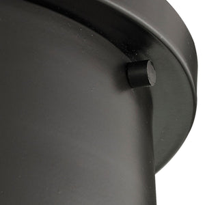Atlas Simpson 2-Light Flush Mount Fixture - Elegant Frosted Diffuser for Timeless Indoor Illumination Oil Rubbed Bronze 10'' CL11498-BZ