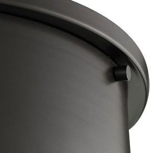 Atlas Simpson 2-Light Flush Mount Fixture - Elegant Frosted Diffuser for Timeless Indoor Illumination Oil Rubbed Bronze 14'' CL11499-BZ