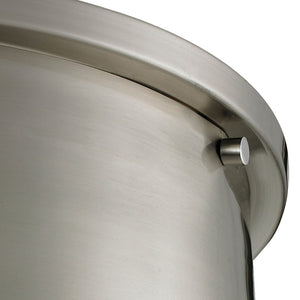 Atlas Simpson 2-Light Flush Mount Fixture - Elegant Frosted Diffuser for Timeless Indoor Illumination Brushed Nickel CL11499-NK