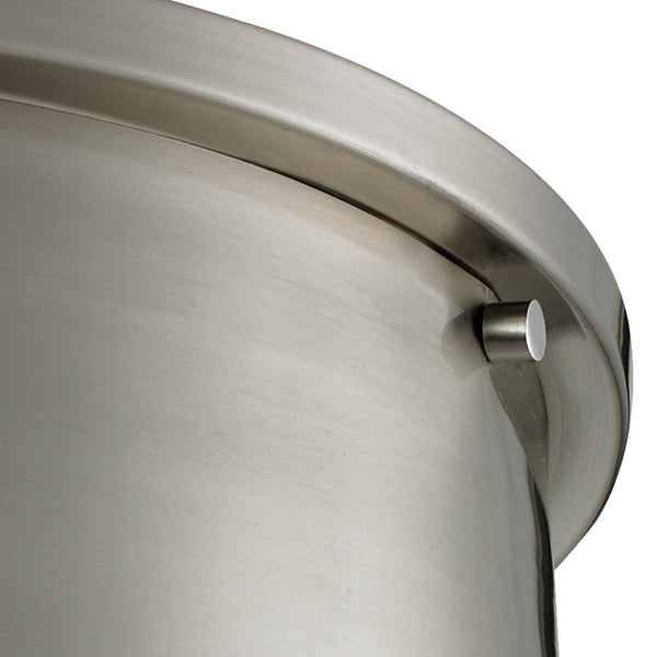 Atlas Simpson 2-Light Flush Mount Fixture - Elegant Frosted Diffuser for Timeless Indoor Illumination Brushed Nickel CL11499-NK