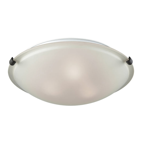 Atlas Sunglow 2-Light Flush Mount Ceiling Light - Stylish Dome Shade for Modern Home Décor Illumination Brushed Nickel 17'' CL11504-NK