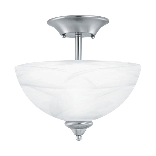 Atlas Tahoe 11.75'' Wide 2-Light Flush Mount - Elegant Brushed Nickel Design for Timeless Ambiance CL11506-NK