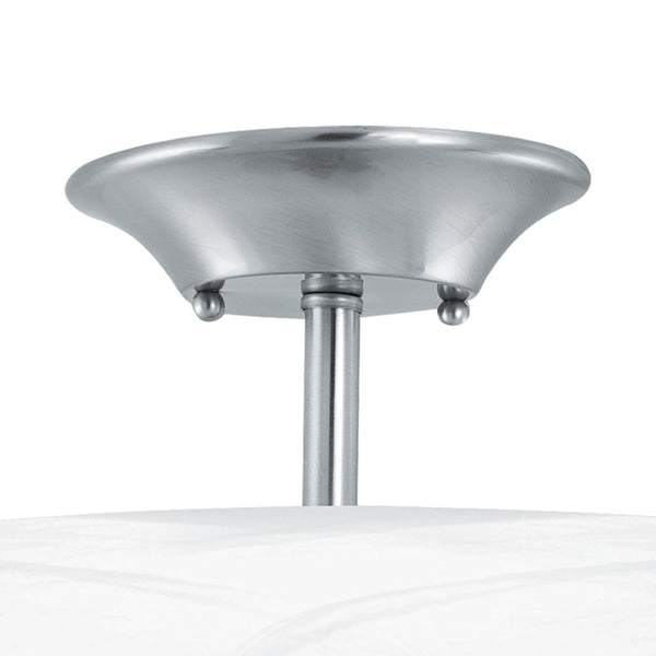 Atlas Tahoe 11.75'' Wide 2-Light Flush Mount - Elegant Brushed Nickel Design for Timeless Ambiance CL11506-NK