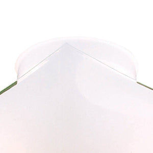 Atlas Veil 12" Wide 2-Light Flush Mount Ceiling Fixture – Modern White Design for Stylish Indoor Spaces CL11519-WH