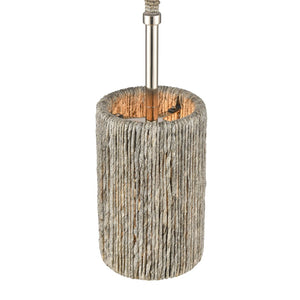 Atlas Abaca Mini Pendant Light - Hand-Wrapped Natural Rope Shade for Stylish Modern Interiors Polished Nickel 5.25'' CL11524-NK