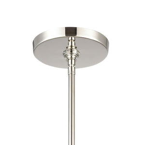 Atlas Abaca Mini Pendant Light - Hand-Wrapped Natural Rope Shade for Stylish Modern Interiors Polished Nickel 8'' CL11525-NK