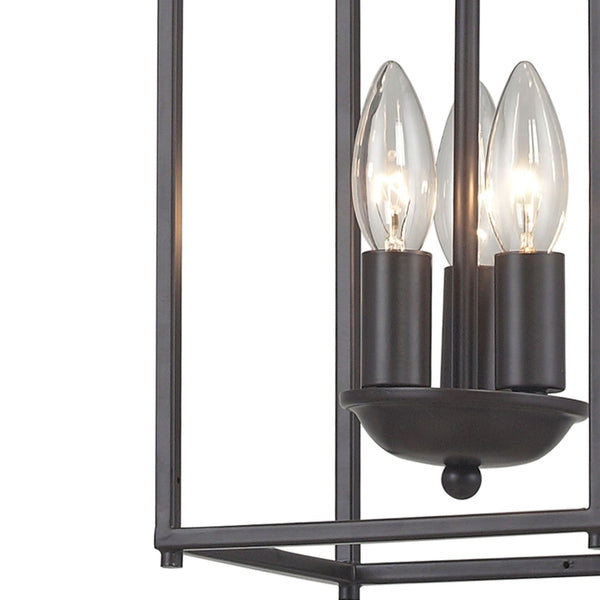 Atlas Arthur 3-Light Mini Pendant in Aged Bronze - Classic Lantern Design for Chic Entryways & Kitchens CL11530-BZ