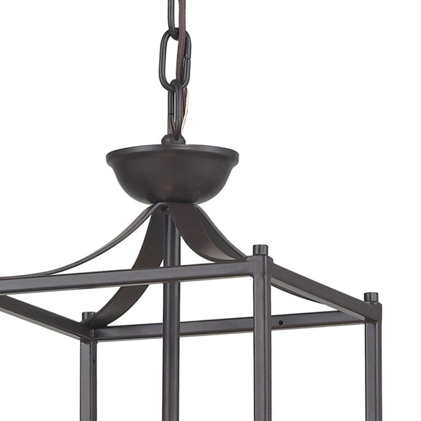 Atlas Arthur 3-Light Mini Pendant in Aged Bronze - Classic Lantern Design for Chic Entryways & Kitchens CL11530-BZ