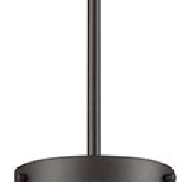 Atlas Beckett 12'' Wide 1-Light Mini Pendant – Elegant Modern Design for Effortless Ambiance in Any Room Oil Rubbed Bronze with White Glass CL11535-BZ1