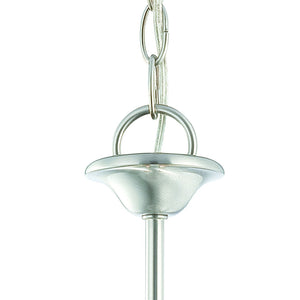 Atlas Bella 1-Light Mini Pendant - Timeless Brushed Nickel Fixture with Elegant Tulip Glass Shade, 7.25'' CL11538-NK