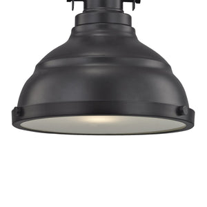 Atlas Blakesley 8'' Wide Mini Pendant Light - Contemporary Dome Shade for Soft Illumination in Any Room Oil Rubbed Bronze CL11542-BZ