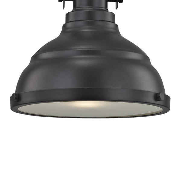 Atlas Blakesley 8'' Wide Mini Pendant Light - Contemporary Dome Shade for Soft Illumination in Any Room Oil Rubbed Bronze CL11542-BZ