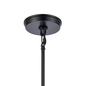 Atlas Boyer 6.5'' Wide 1-Light Mini Pendant - Elegant Matte Black with Clear Glass Shade for Modern Spaces CL11545-BK