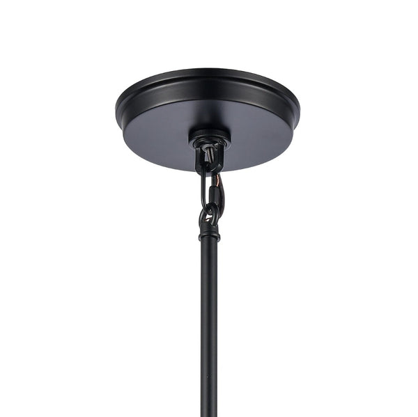 Atlas Boyer 6.5'' Wide 1-Light Mini Pendant - Elegant Matte Black with Clear Glass Shade for Modern Spaces CL11545-BK