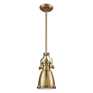Atlas Chadwick Mini Pendant Light - Timeless Handcrafted Design for Elegant Task or Accent Lighting Spaces Satin Brass CL11560-BS1