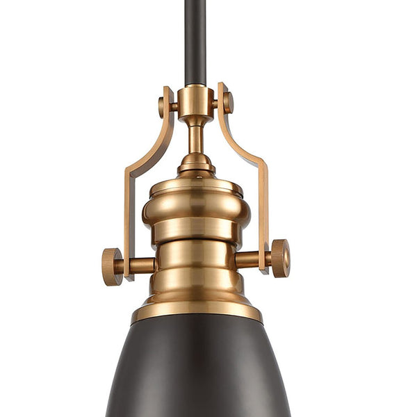 Atlas Chadwick 8" Wide Mini Pendant Light – Timeless Oil Rubbed Bronze Fixture for Classic Home Decor CL11560-BS2