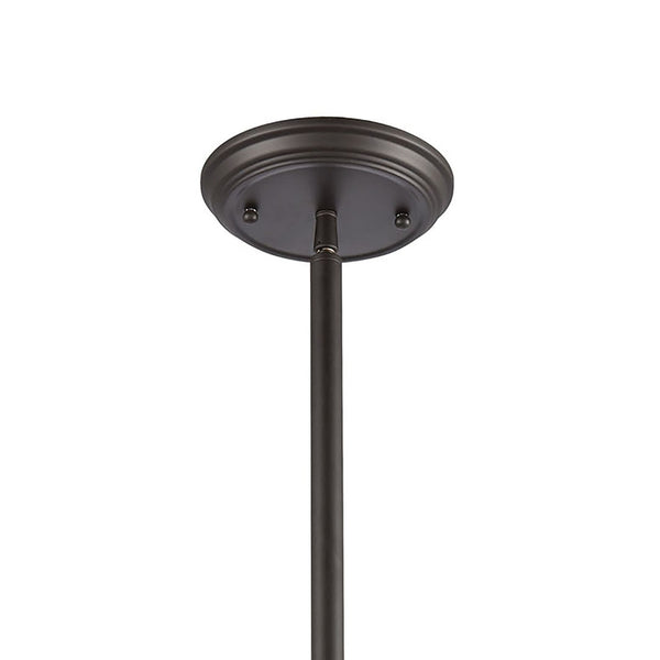 Atlas Chadwick 8" Wide Mini Pendant Light – Timeless Oil Rubbed Bronze Fixture for Classic Home Decor CL11560-BS2