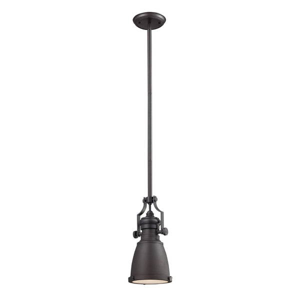 Atlas Chadwick Mini Pendant Light - Timeless Handcrafted Design for Elegant Task or Accent Lighting Spaces Oiled Bronze CL11560-BZ1