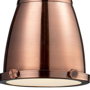Atlas Chadwick Mini Pendant Light - Timeless Handcrafted Design for Elegant Task or Accent Lighting Spaces Antique Copper 8'' CL11560-CO1