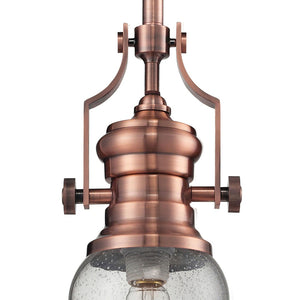 Atlas Chadwick Mini Pendant Light - Timeless Handcrafted Design for Elegant Task or Accent Lighting Spaces Copper CL11560-CO2