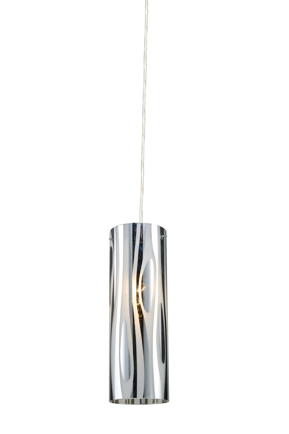 Atlas Chromia 4" Wide Pendant Light - Elegant Polished Chrome Fixture for Modern Indoor Spaces CL11562-CH