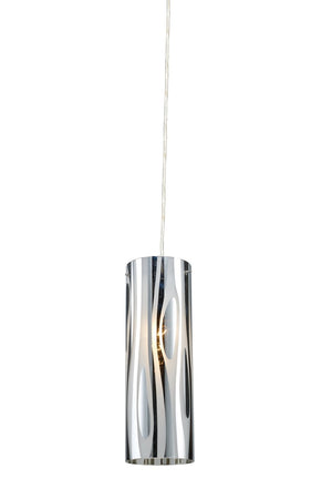 Atlas Chromia 4" Wide Pendant Light - Elegant Polished Chrome Fixture for Modern Indoor Spaces CL11562-CH