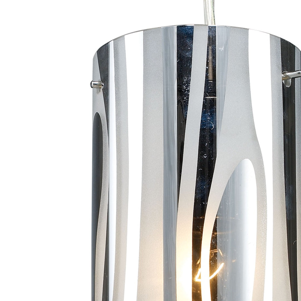 Atlas Chromia 4" Wide Pendant Light - Elegant Polished Chrome Fixture for Modern Indoor Spaces CL11562-CH