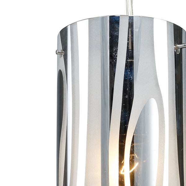 Atlas Chromia 4" Wide Pendant Light - Elegant Polished Chrome Fixture for Modern Indoor Spaces CL11562-CH